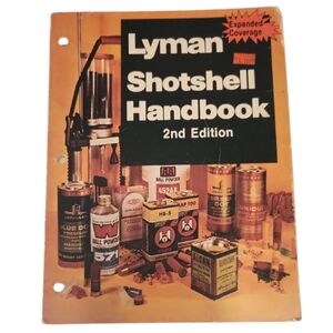 Lyman Shotshell Handbook 2nd Edition 1976 Vintage Reloading Manual